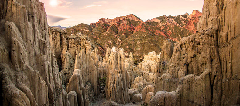 turismo na Bolívia -  valle de la luna