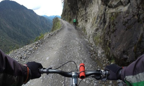 death road mountain biking